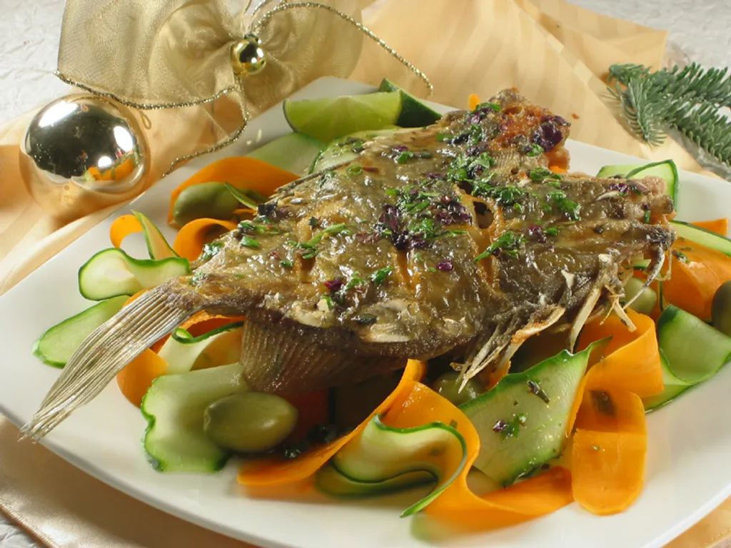 Riba na povrću