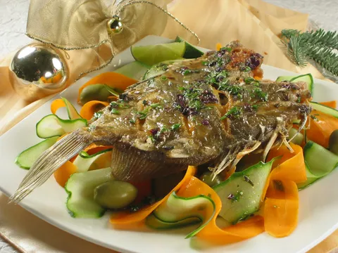 Riba na povrću