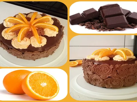 Šoko-oranž torta :)