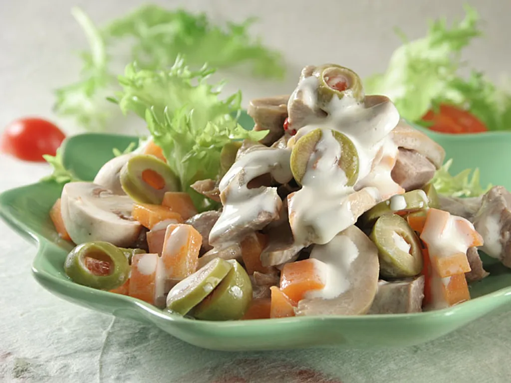 Salata od šampinjona