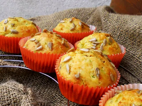 muffins sa tikvicama i suncokretom
