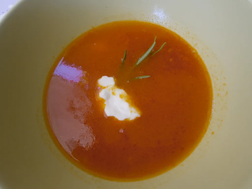 Povrtna juha od svježih rajčica