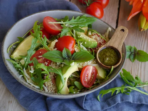 Tricolore Avocado and Couscous Salad - dusa79