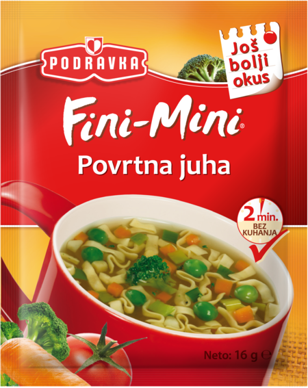 Fini-Mini Zelenjavna juha