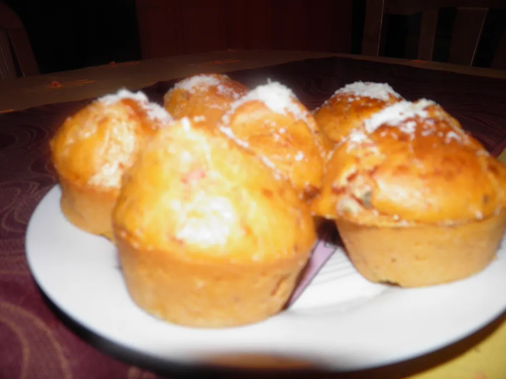 muffini sa 3 vrste sira i hrenovkama