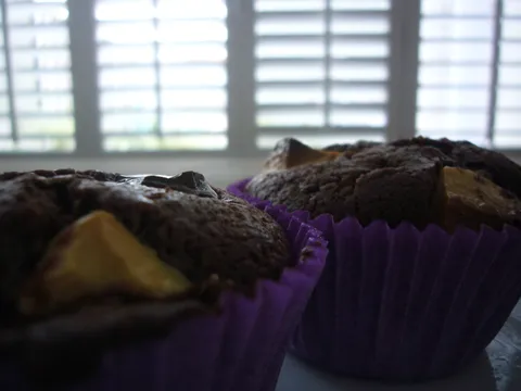 Choco de luxe Muffins / muffin od bijele i tamne cokolade